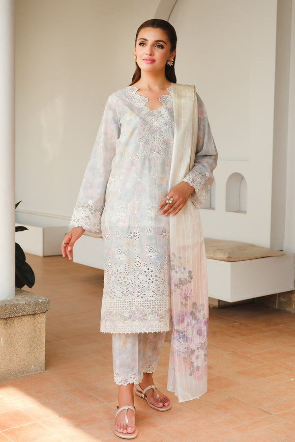 Baroque | Luxury Pret 24 | LAWN UF-657 -  Baroque Luxury - Original Designer Dress - House of Maryam