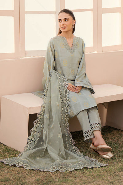 Baroque | Luxury Pret 24 | JACQUARD LAWN UF-603 -  Baroque Luxury - Original Designer Dress - House of Maryam