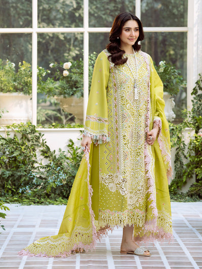 Bin Ilyas | Freesia Embroidered Lawn 25 | 105 - A -  Bin Ilyas Ladies Clothes - Original Designer Dress - House of Maryam