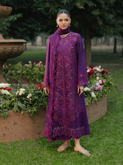 Bin Ilyas | Freesia Embroidered Lawn 25 | 105 - B -  Bin Ilyas Ladies Clothes - Original Designer Dress - House of Maryam