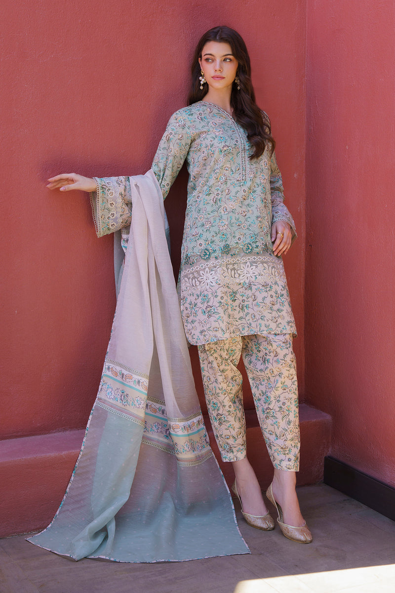 Baroque | Luxury Pret 24 | LAWN UF-576 -  Baroque Luxury - Original Designer Dress - House of Maryam