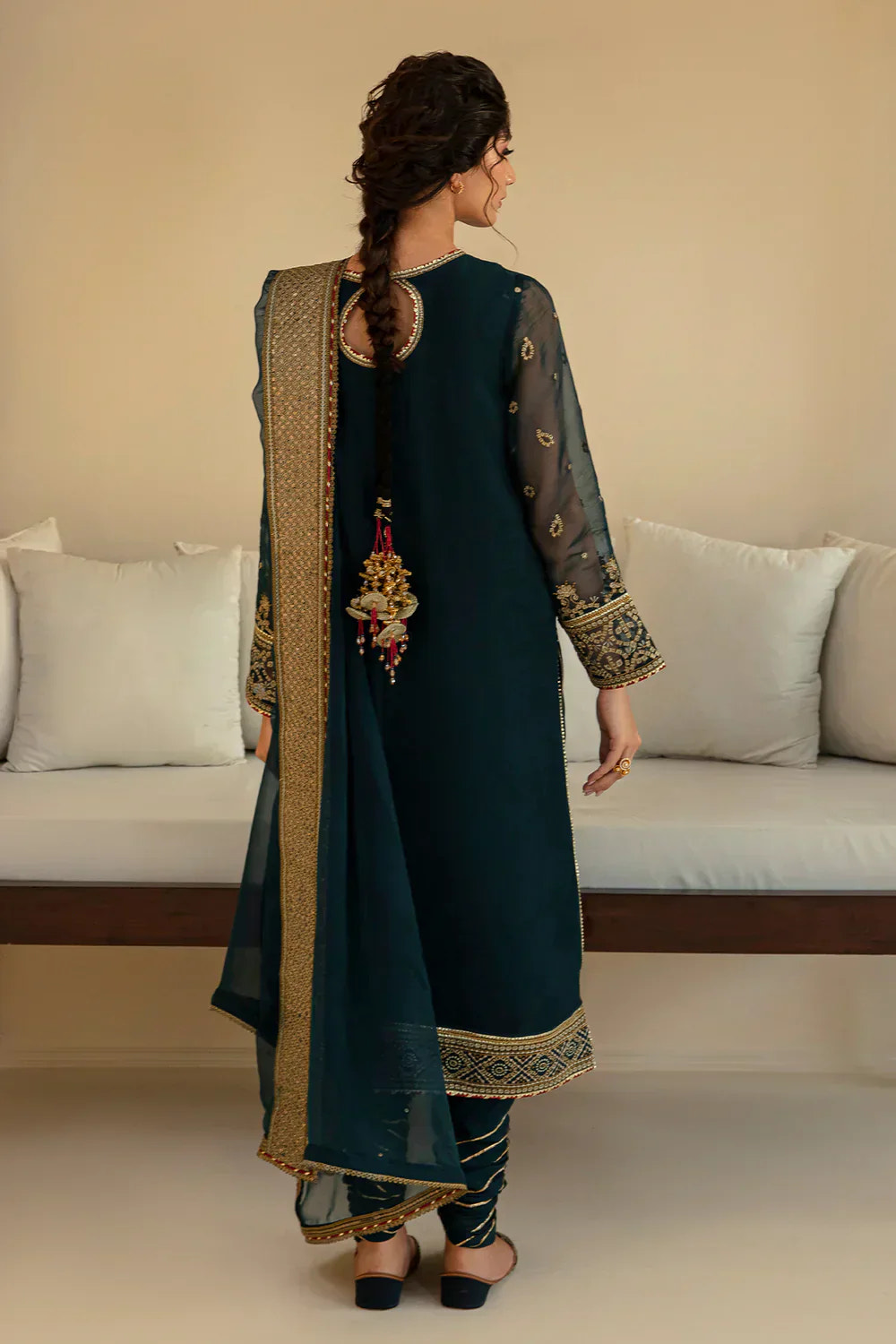 Baroque | Formals Collection | UF-393 -  Baroque Formal - Original Designer Dress - House of Maryam