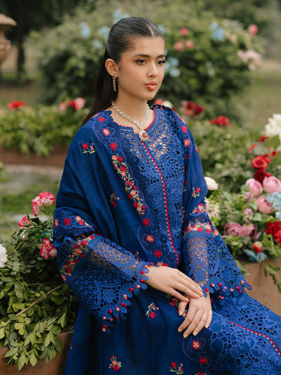 Bin Ilyas | Freesia Embroidered Lawn 25 | 106 - B -  Bin Ilyas Ladies Clothes - Original Designer Dress - House of Maryam