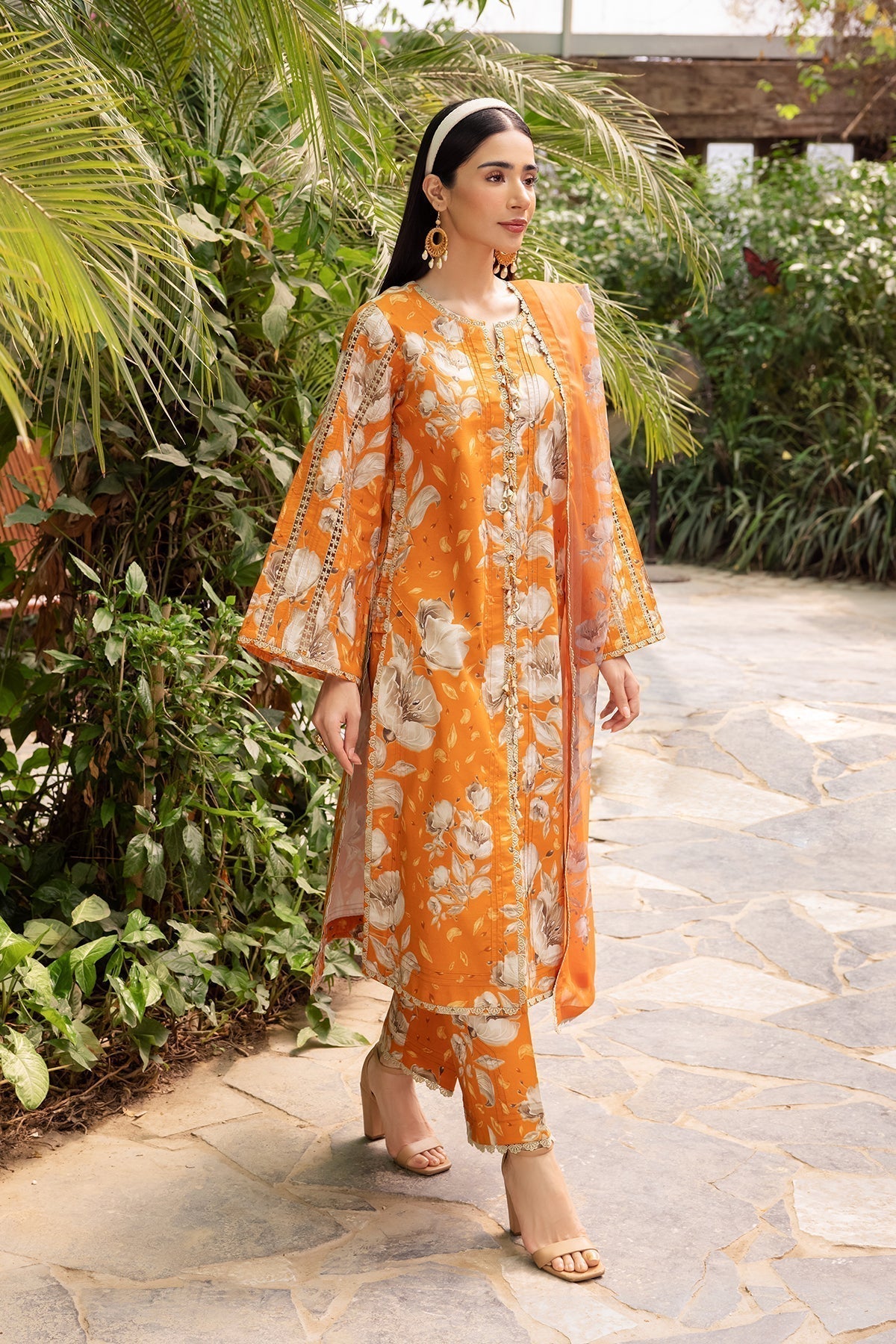 Alizeh | Sheen Lawn Prints 24 | SUNFLOWER