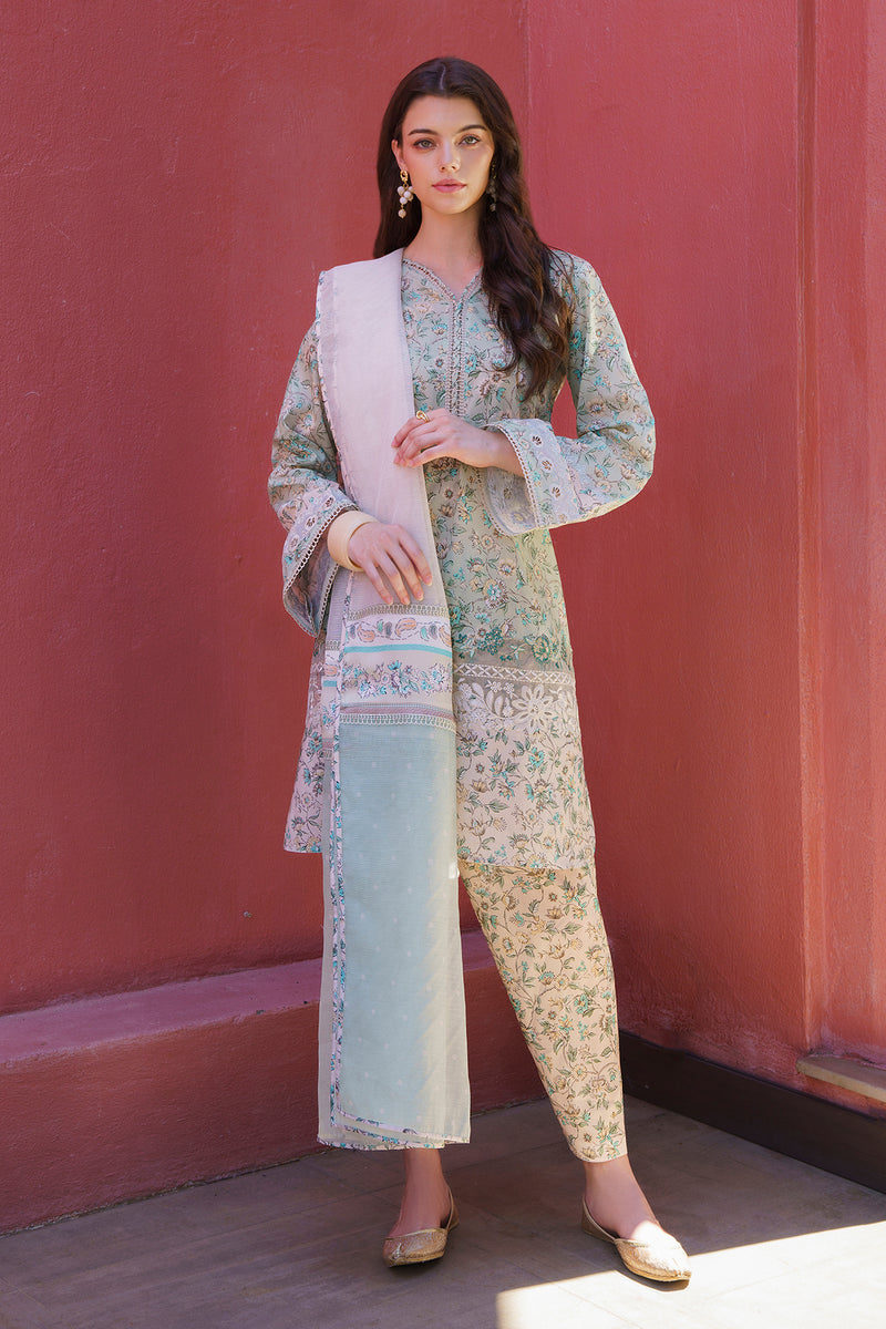 Baroque | Luxury Pret 24 | LAWN UF-576 -  Baroque Luxury - Original Designer Dress - House of Maryam