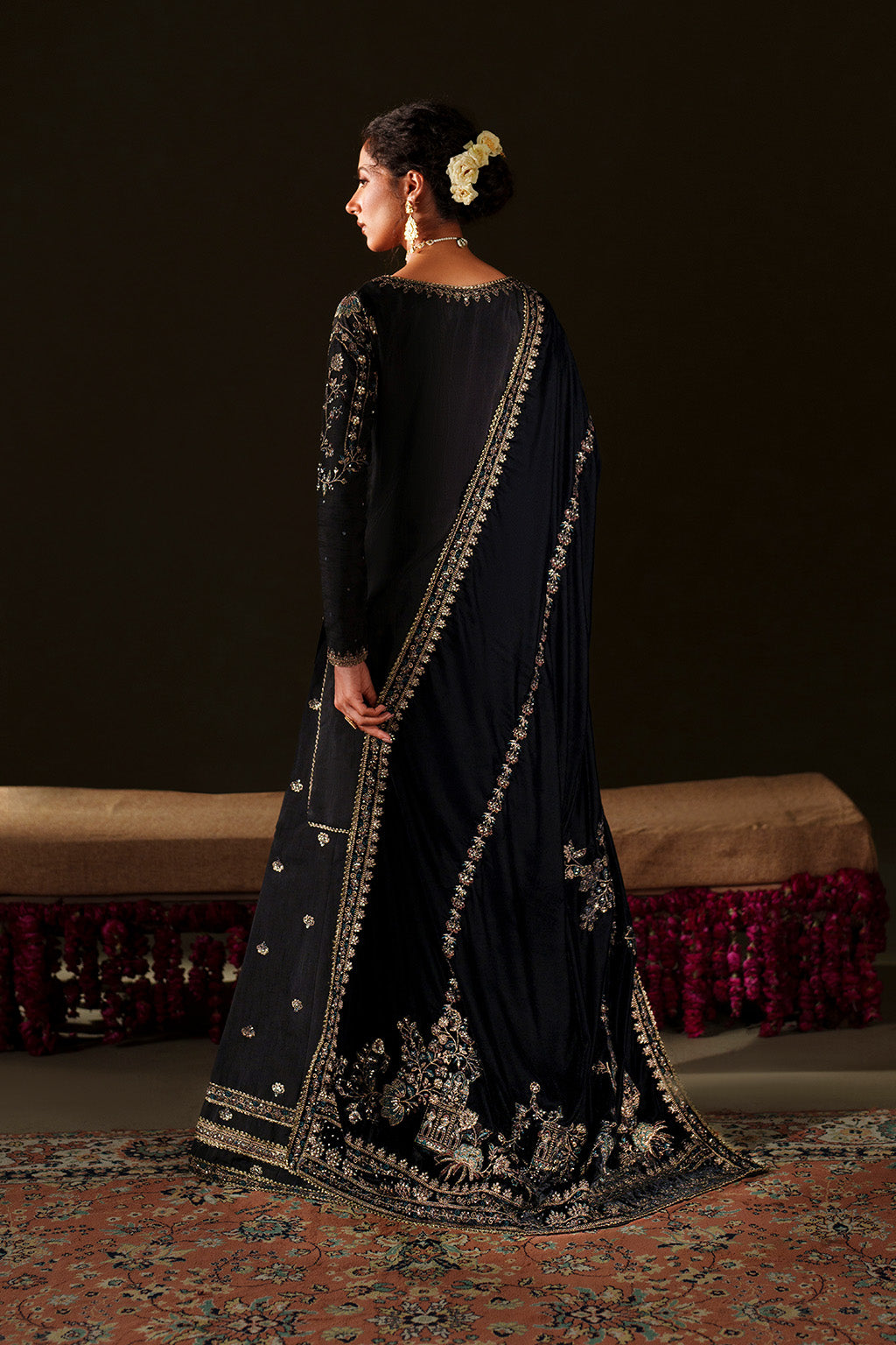 Iznik | Velvet 25 | IV-72 Embroidered Velvet, image 2
