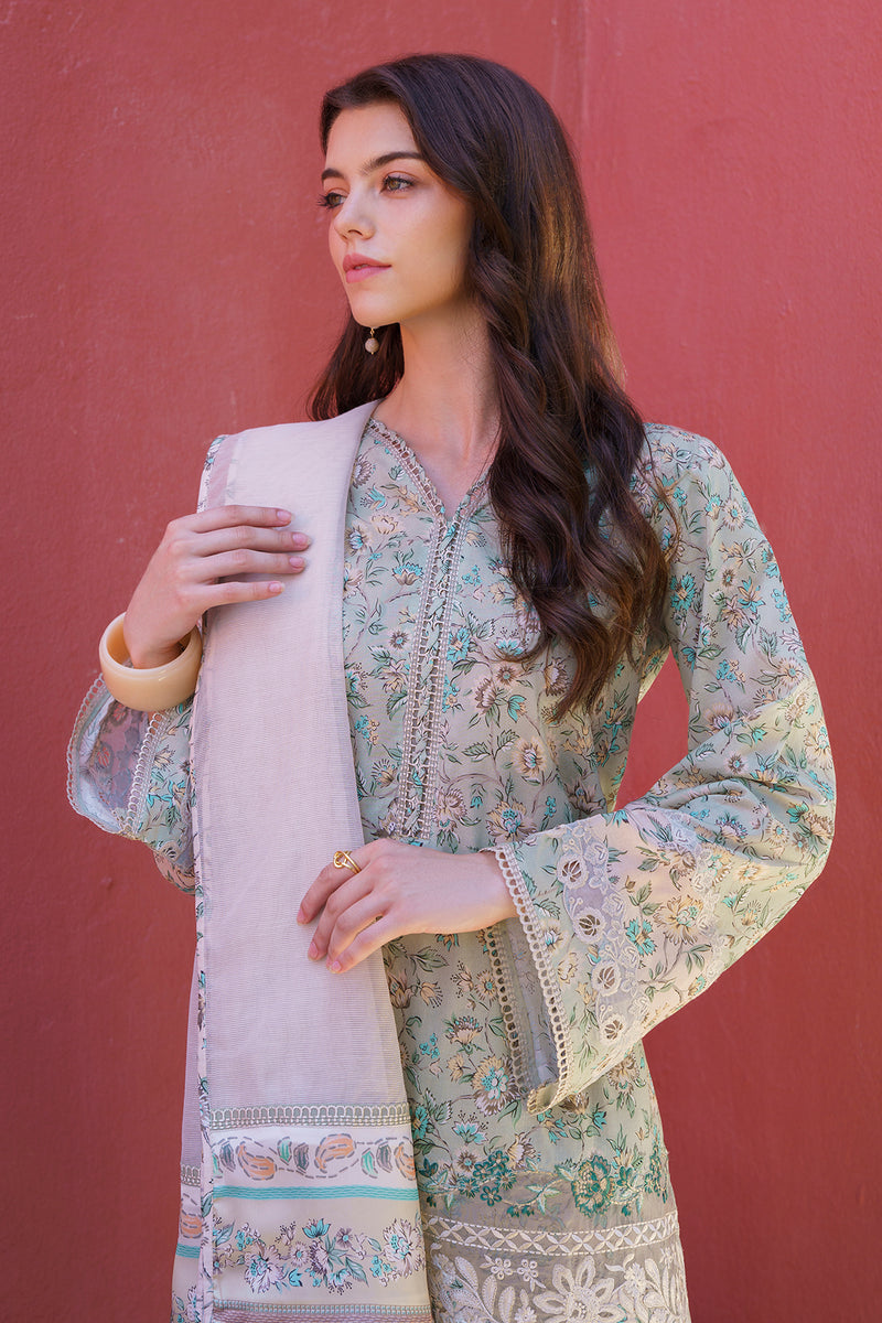 Baroque | Luxury Pret 24 | LAWN UF-576 -  Baroque Luxury - Original Designer Dress - House of Maryam