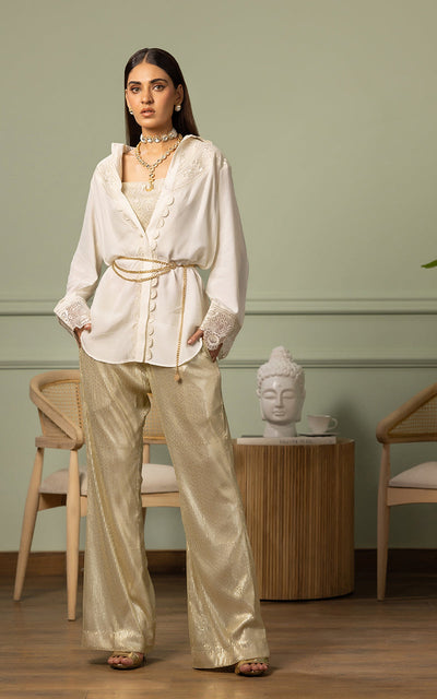 Threads and Motifs | Formal Dresses 25 | EMBROIDERED TOP WITH TUBE AND SEQUINS TROUSER -  Threads and Motifs Ladies Clothes - Original Designer Dress - House of Maryam