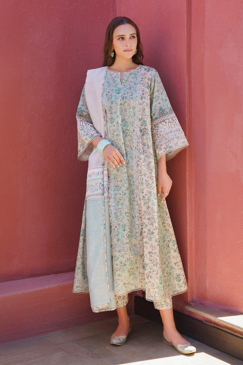 Baroque | Luxury Pret 24 | LAWN UF-577 -  Baroque Luxury - Original Designer Dress - House of Maryam