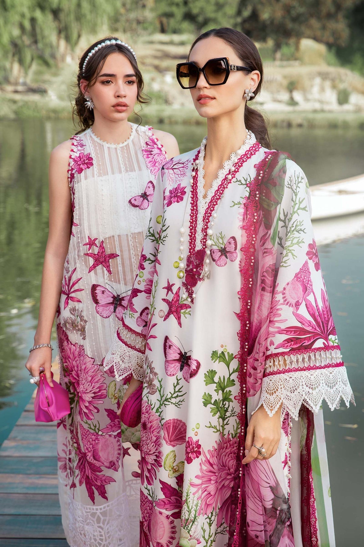 Maria B | M Prints 25 | MPT-2510-A -  Maria B Ladies Clothes - Original Designer Dress - House of Maryam