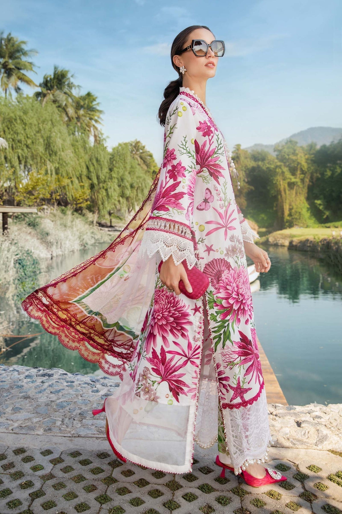 Maria B | M Prints 25 | MPT-2510-A -  Maria B Ladies Clothes -  House of Maryam