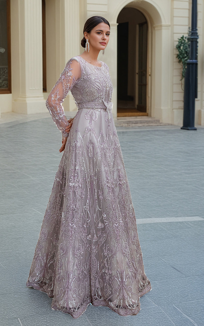 Threads and Motifs | Formal Dresses 25 | Net Embroidered Maxi -  Threads and Motifs Ladies Clothes - Original Designer Dress - House of Maryam