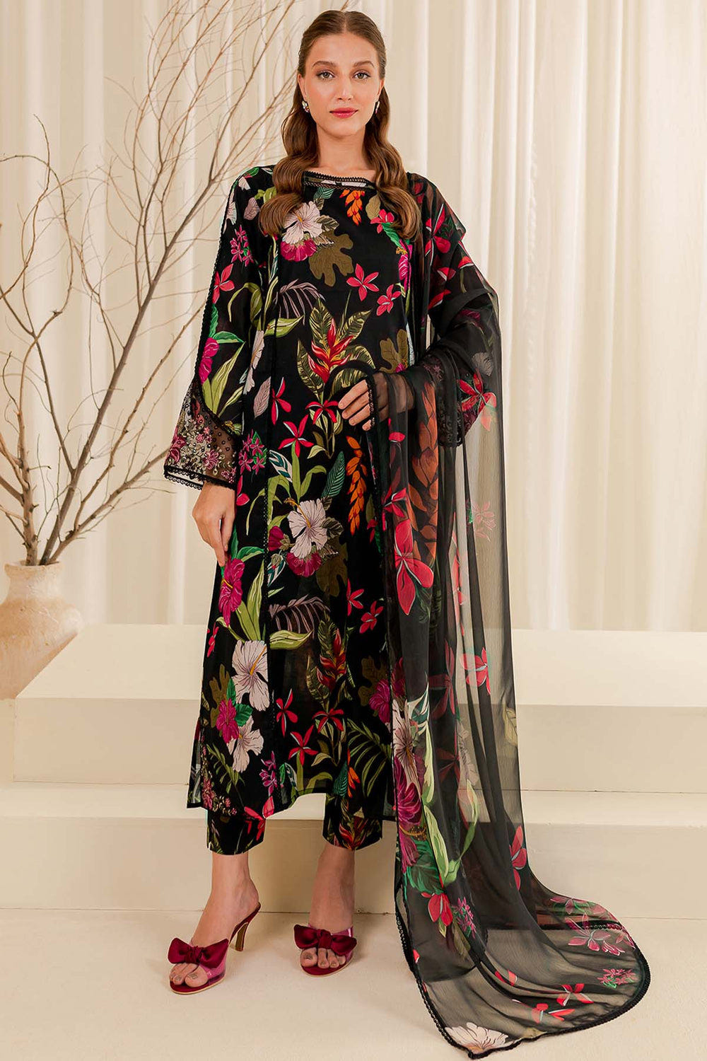 Farasha | Printed Essentials | Ebony Passion -  Farasha Ladies Clothes - Original Designer Dress - House of Maryam