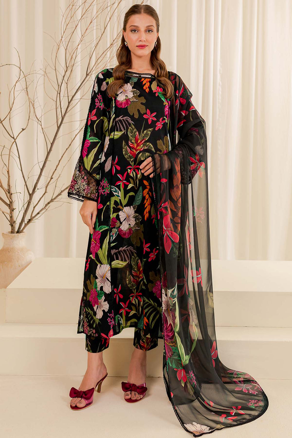 Farasha | Printed Essentials | Ebony Passion -  Farasha Ladies Clothes - Original Designer Dress - House of Maryam