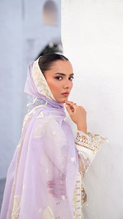 Zebtan | ZA-07 | Anaya Lawn -  Zebtan Luxury Lawn - Original Designer Dress - House of Maryam