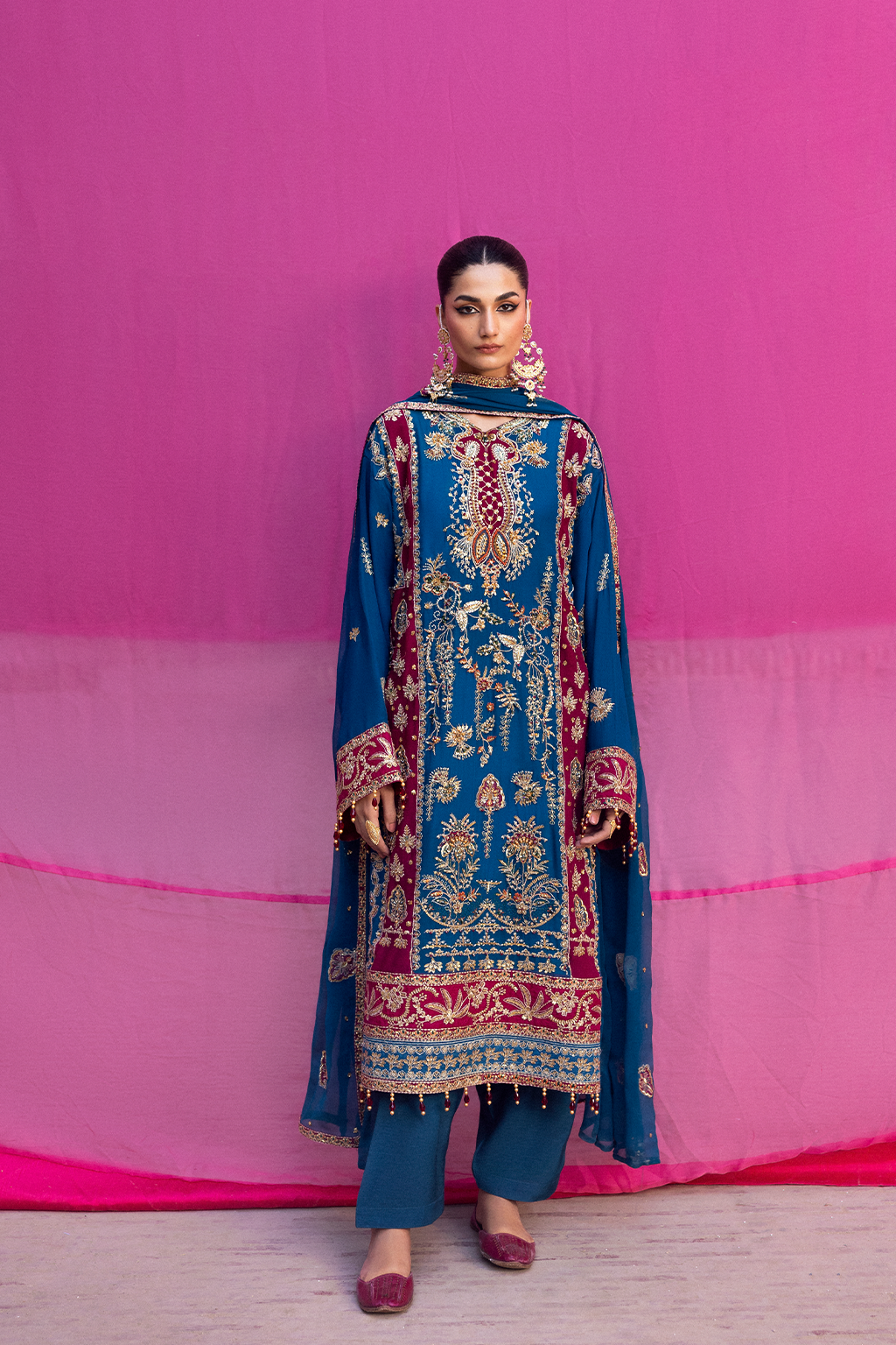 Emaan Adeel I The Empress Wedding Formals I VELANIS -  Emaan Adeel Ladies Clothes - Original Designer Dress - House of Maryam