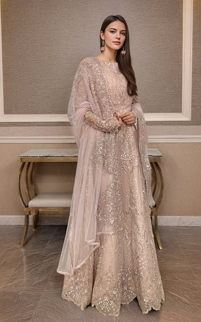 Threads and Motifs | Formal Dresses 25 | Net Embroidered Maxi -  Threads and Motifs Ladies Clothes - Original Designer Dress - House of Maryam
