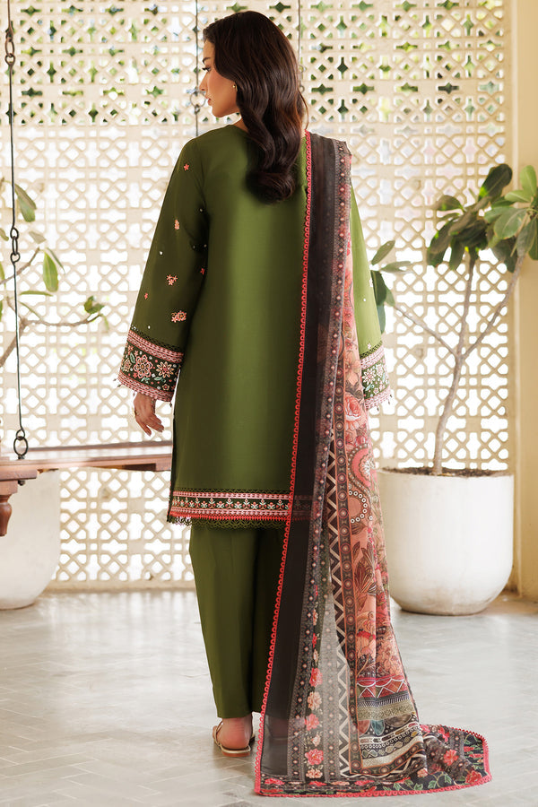 Farasha | Summer Weaves Embroidered Lawn | Olivine Dreams -  Farasha Ladies Clothes - Original Designer Dress - House of Maryam
