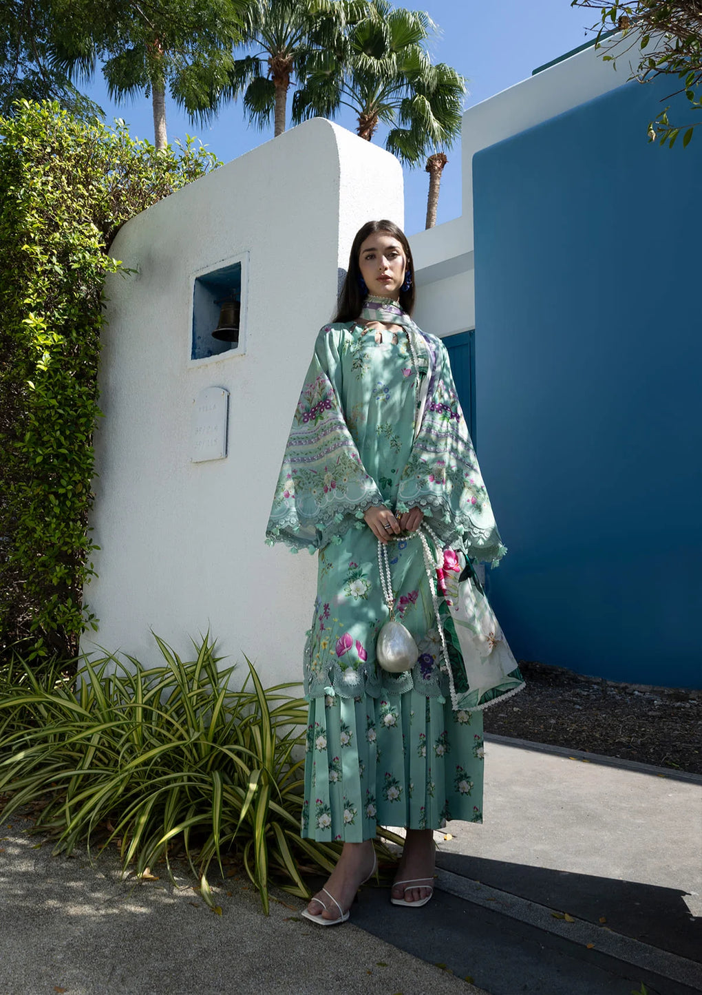 Elaf Premium | Prints Collection 26 | EPN-7A TEAL ME-4