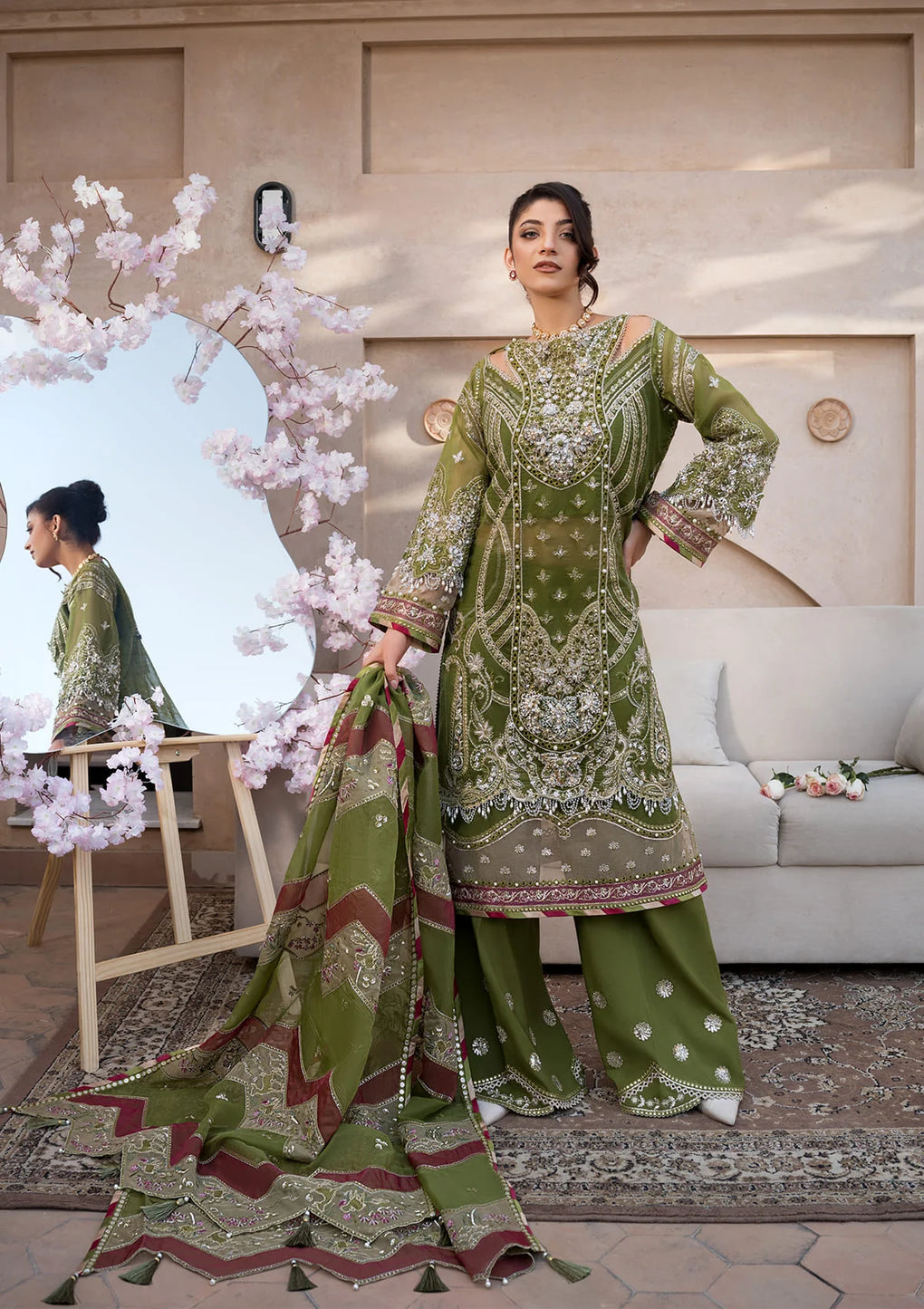 Elaf Premium | Formal Handwork Collection | EFH-08 PARWAANA -  Elaf Premium Ladies Clothes - Original Designer Dress - House of Maryam
