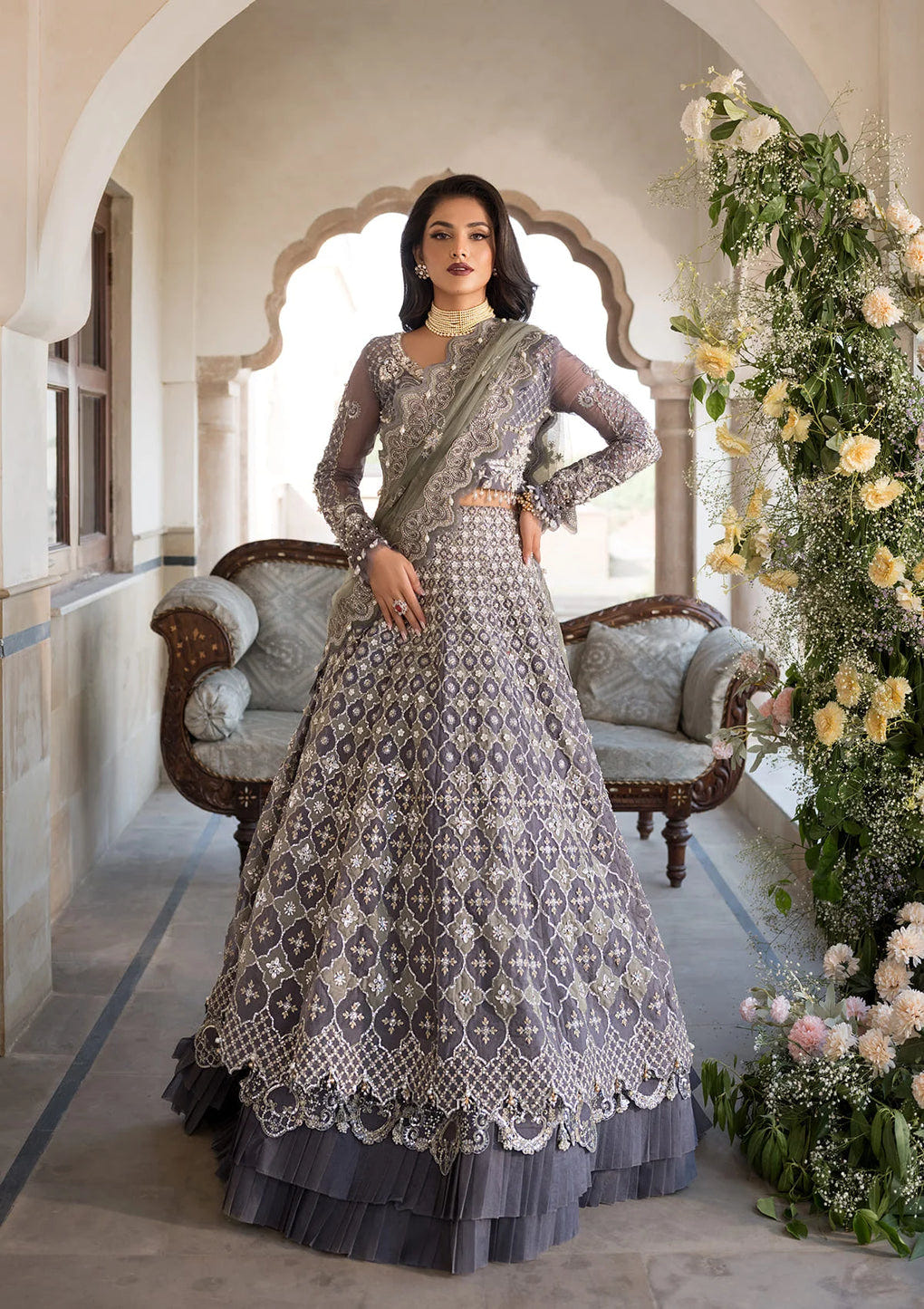 Elaf Premium | Formal Handwork Collection | EFH-02 NAZNEEN -  Elaf Premium Ladies Clothes - Original Designer Dress - House of Maryam
