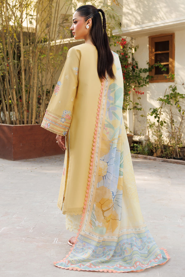Farasha | Summer Weaves Embroidered Lawn | Sunlit Mellow -  Farasha Ladies Clothes - Original Designer Dress - House of Maryam