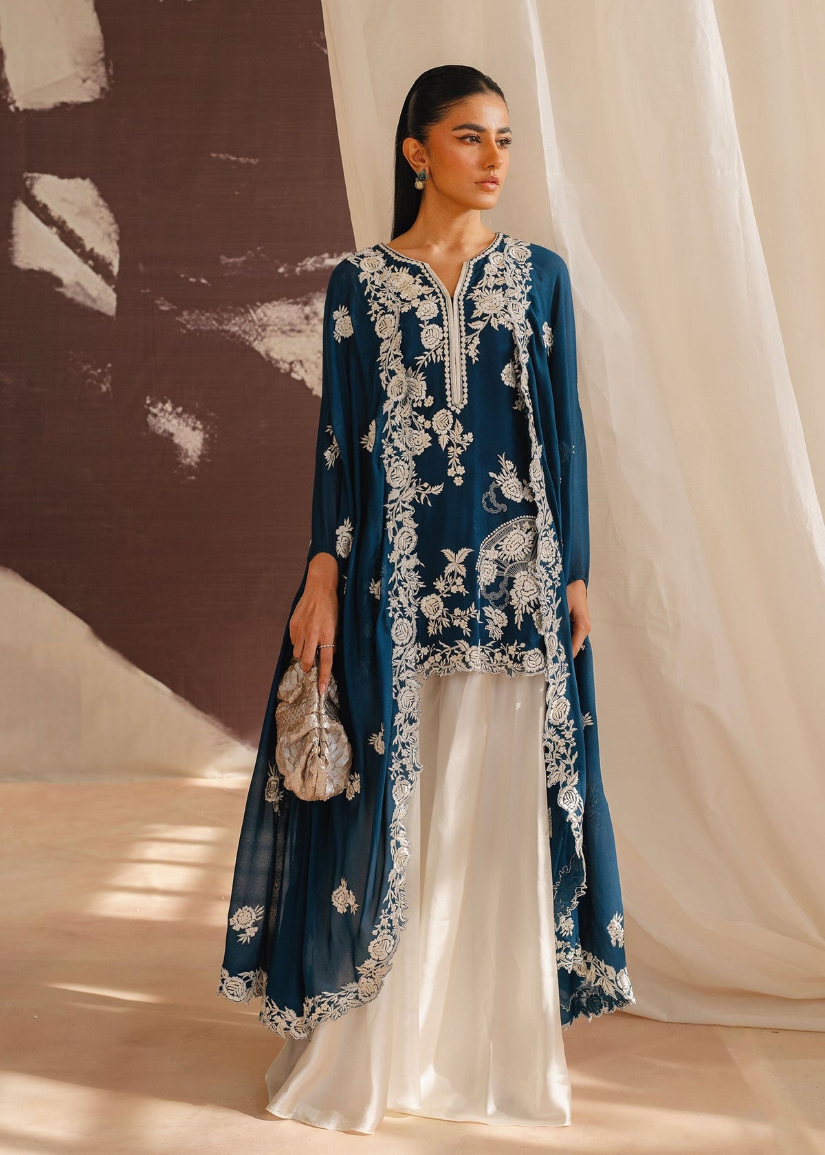 Mahgul | Eye of Cemal | Sapphire Sands -  Mahgul Ladies Clothes - Original Designer Dress - House of Maryam