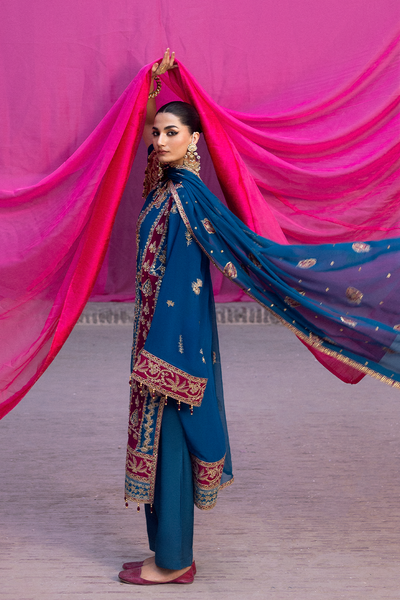Emaan Adeel I The Empress Wedding Formals I VELANIS -  Emaan Adeel Ladies Clothes - Original Designer Dress - House of Maryam
