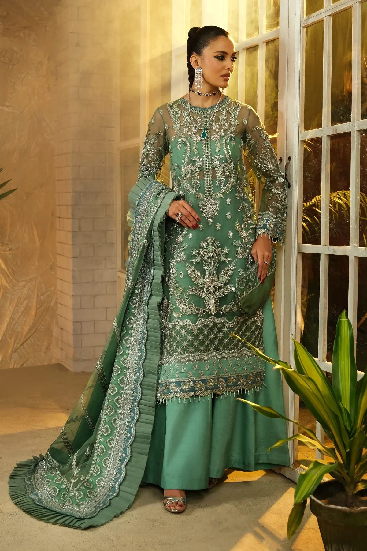 Mina Kashif | Kahani Luxury Formals 23 | Menara -  Mina Kashif Formal - Original Designer Dress - House of Maryam