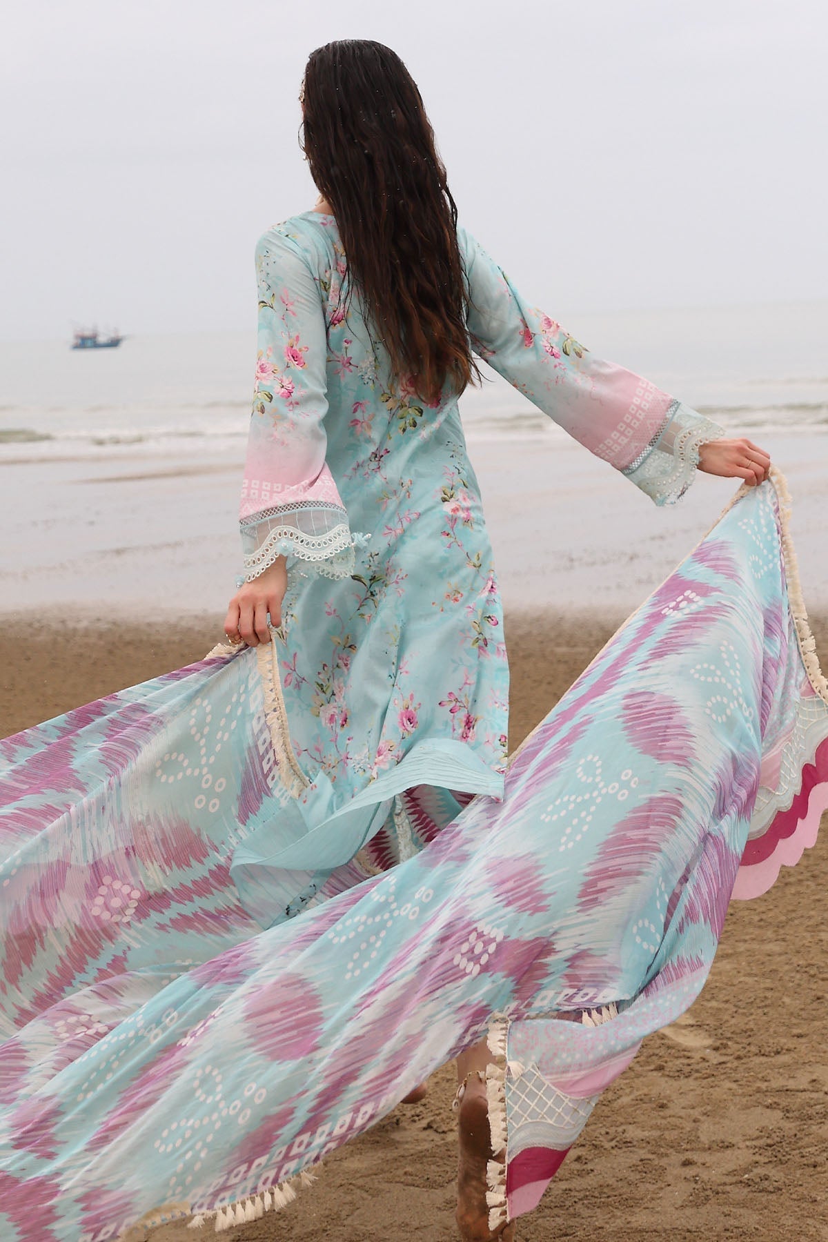 Nureh | Gardenia Embroidered Lawn 25 | NSG-173 -  Nureh Ladies Clothes -  House of Maryam