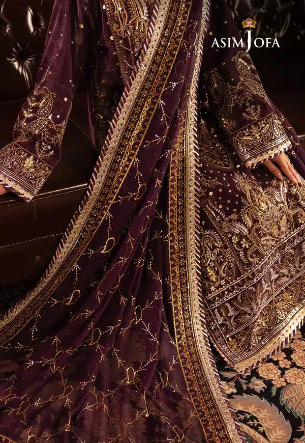 Asim Jofa | Makhmal Wedding Velvet 23 | AJMM-06