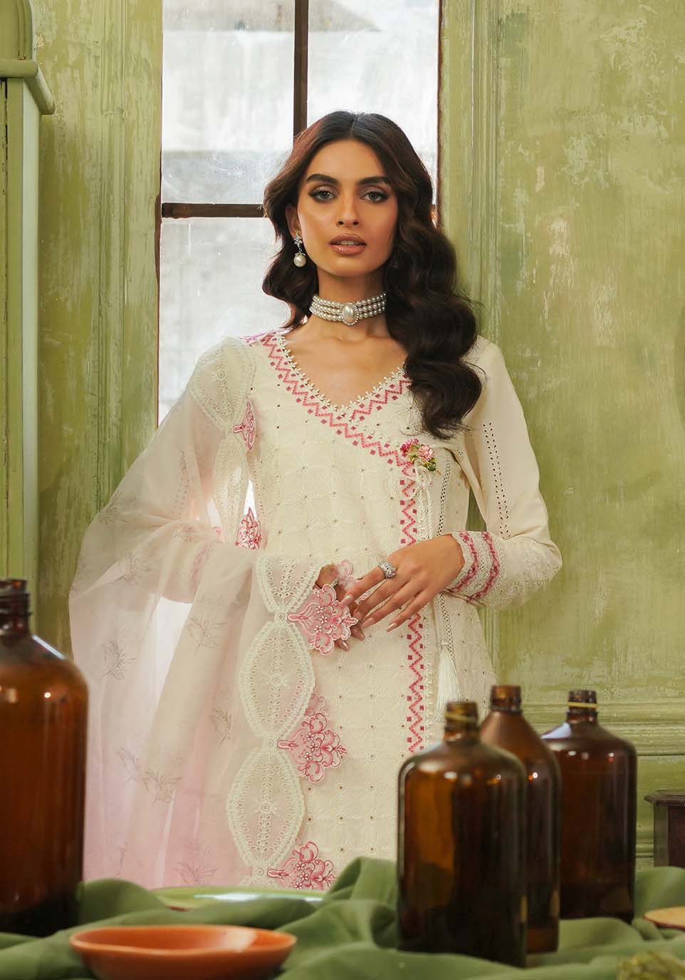 Zarqash | Tresor Luxury Lawn 24 | ZQT 006 IDA -  Zarqash Luxury - Original Designer Dress - House of Maryam