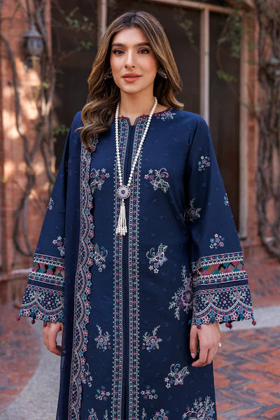 Farasha | Kaavish Lawn 24 | DEEP SAPPHIRE -  Farasha Luxury - Original Designer Dress - House of Maryam