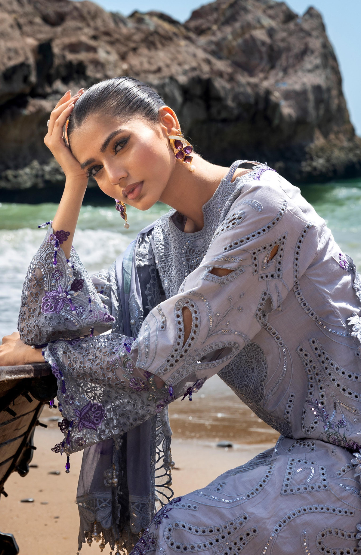 Al Zohaib | Mahiymaan Luxury Lawn 26 | MLL-26-11, image 5
