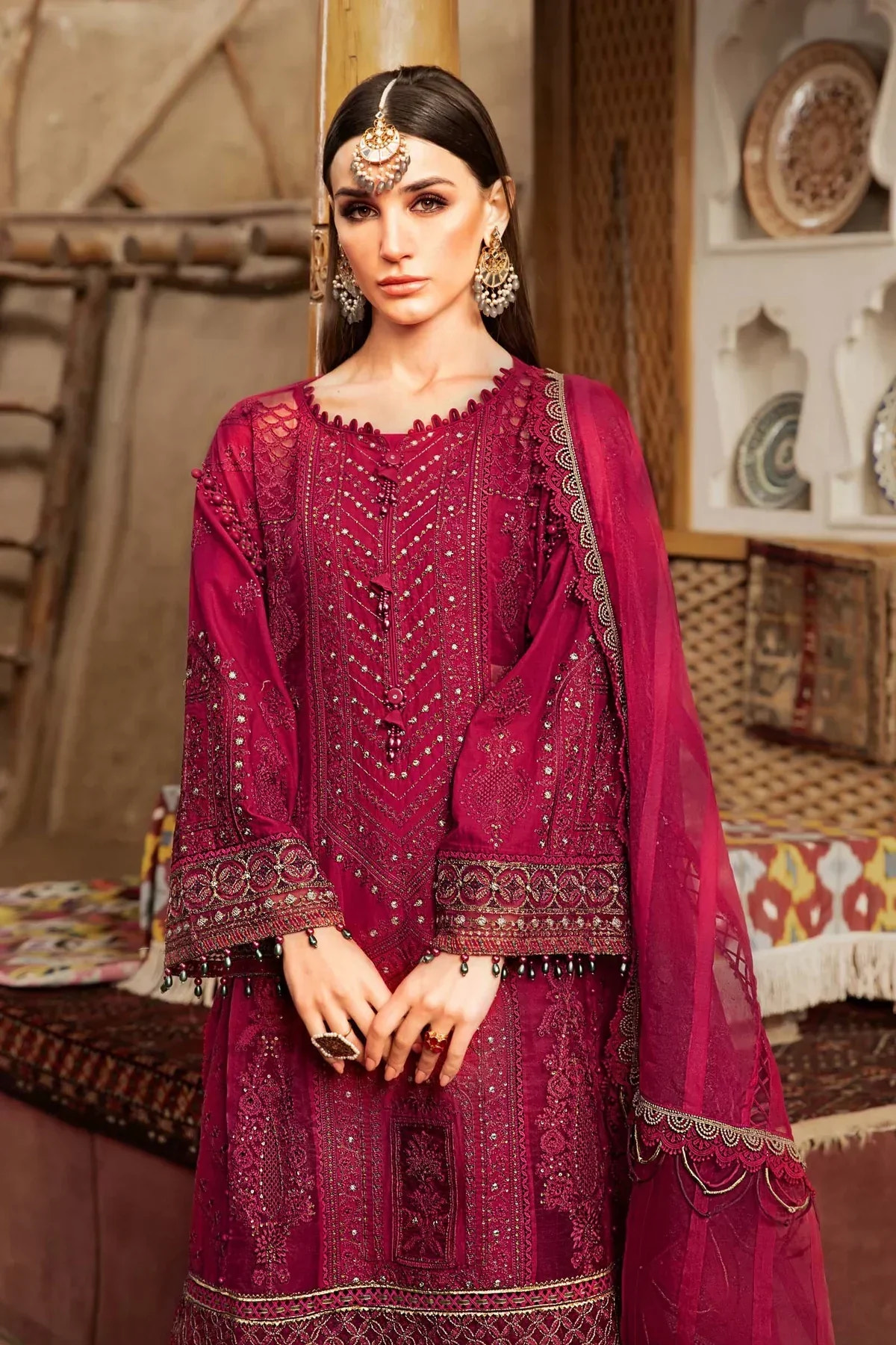 Maria B | Luxury Lawn | D-2311-B -  Maria B Luxury - Original Designer Dress - House of Maryam