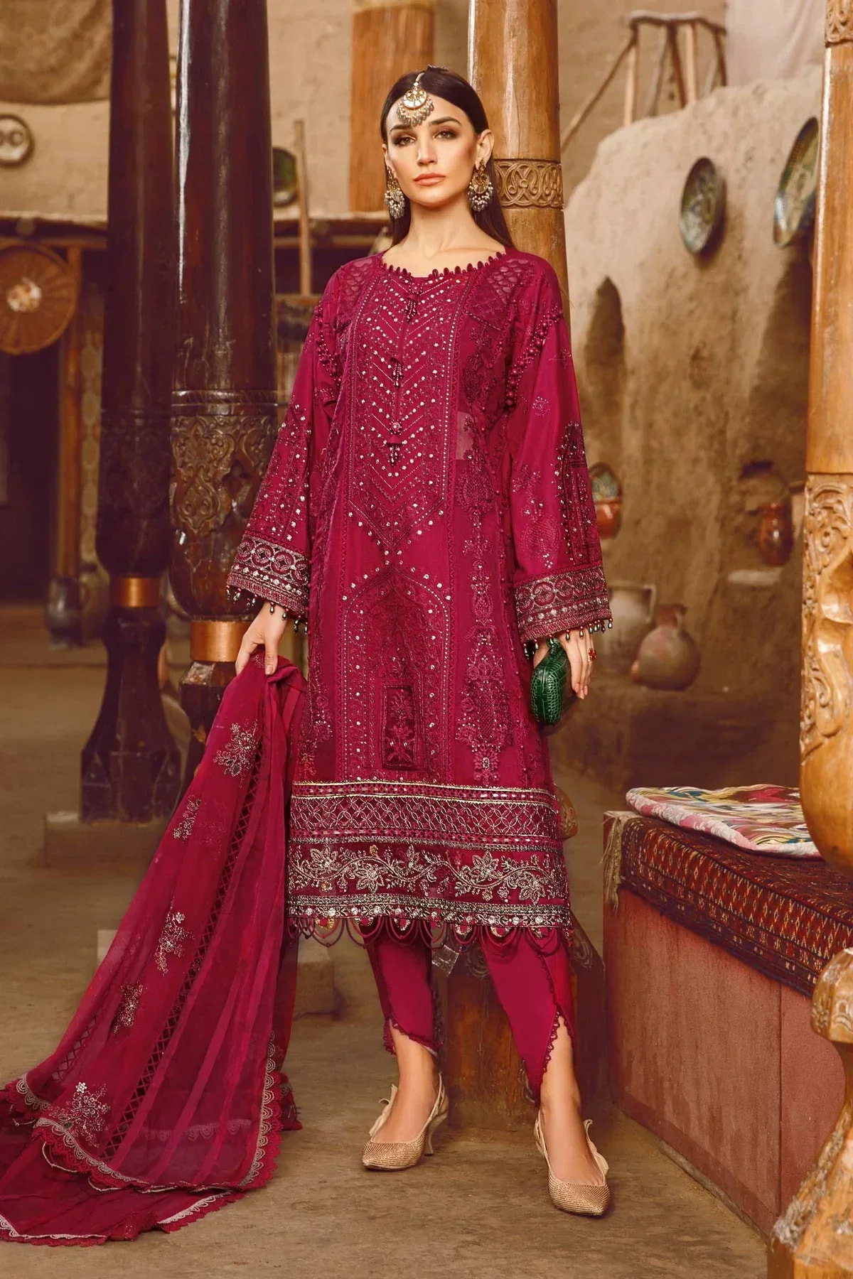 Maria B | Luxury Lawn | D-2311-B -  Maria B Luxury - Original Designer Dress - House of Maryam