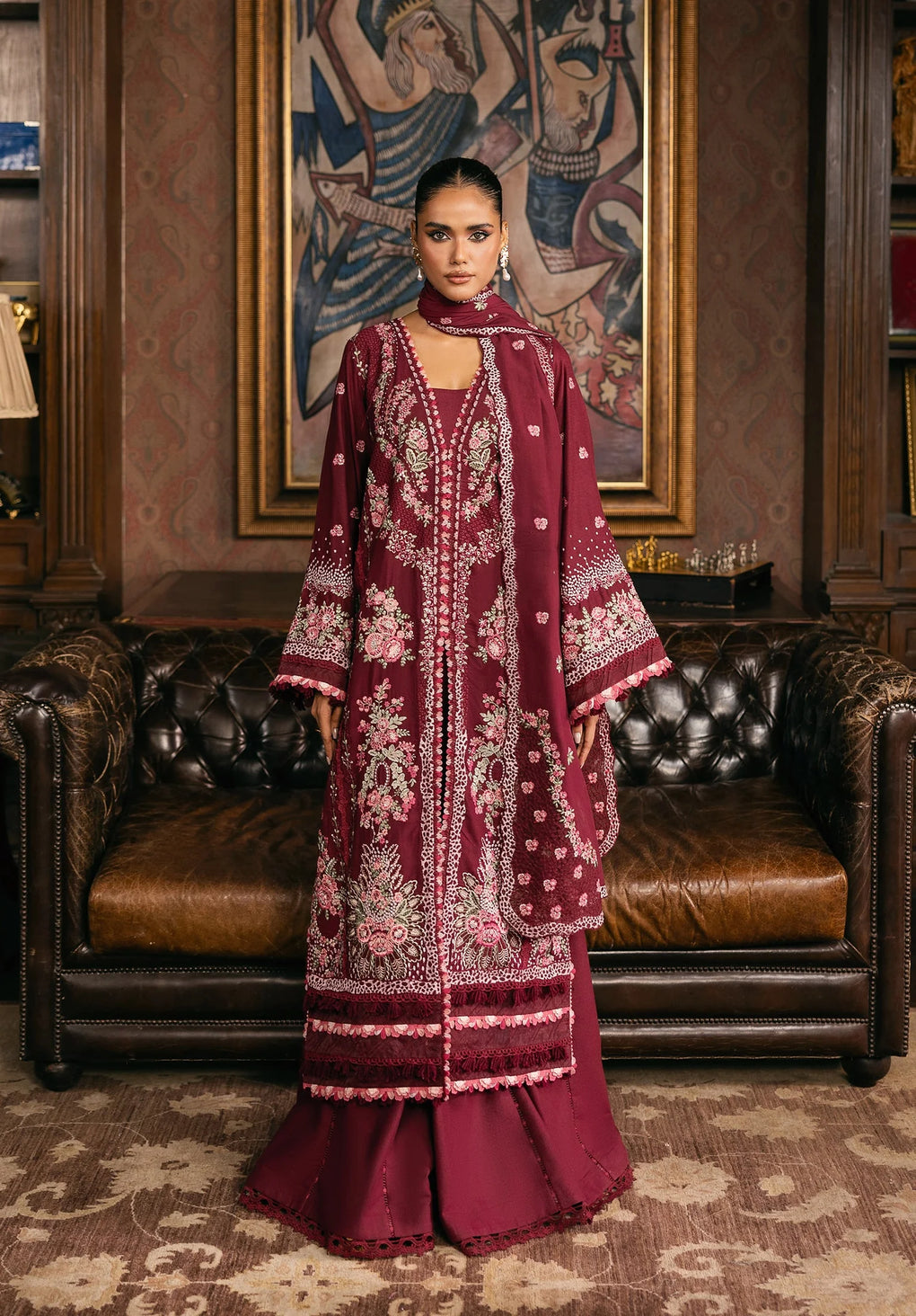 Elaf Premium | Luxury Winter 25 | EWK-4B CRIMSONELLE