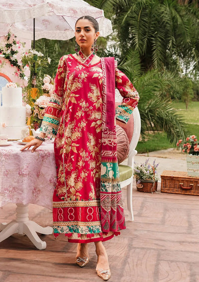 Elaf Premium | Printed Collection 24 | EEP-04A - Flores de Amor -  Elaf Premium Casuals - Original Designer Dress - House of Maryam