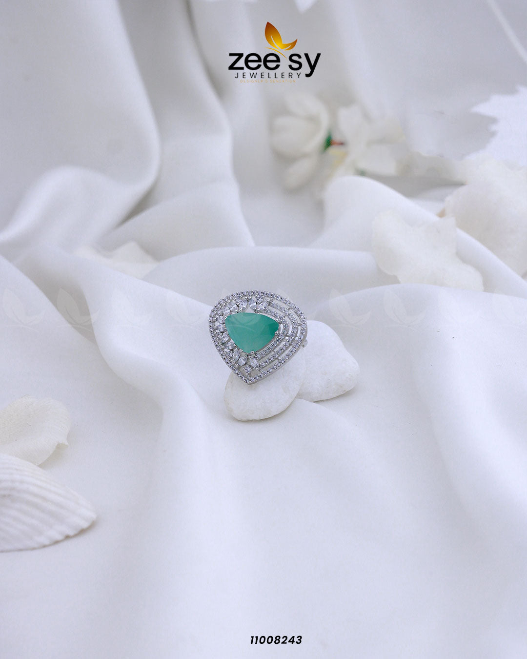 Ring-8279 -  Zeesy Rings - Original Designer Dress - House of Maryam
