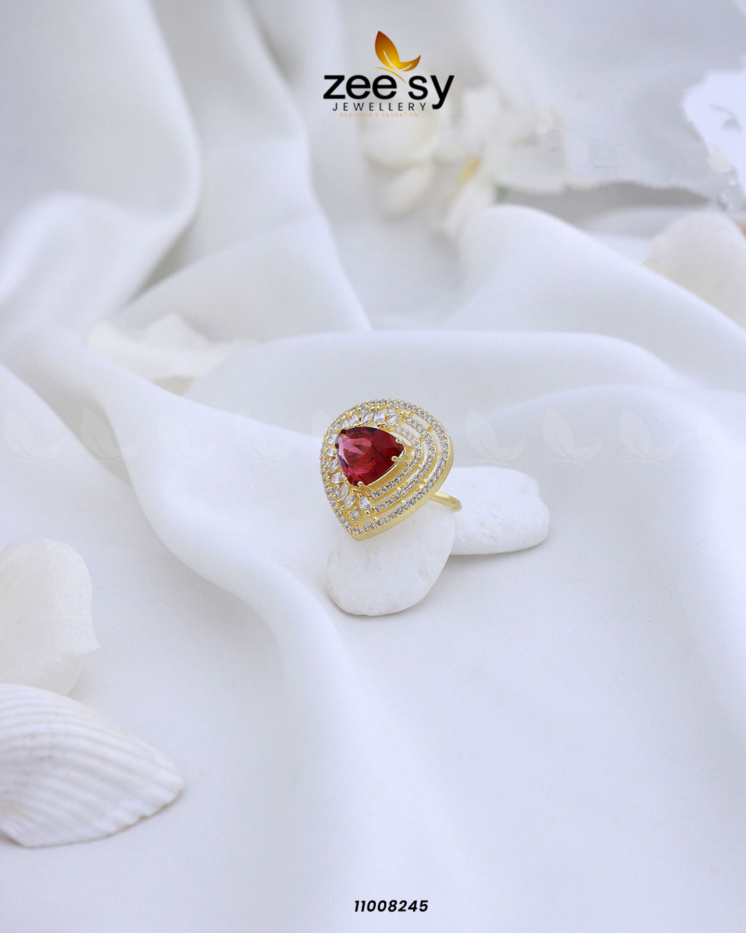 Ring-8279 -  Zeesy Rings - Original Designer Dress - House of Maryam