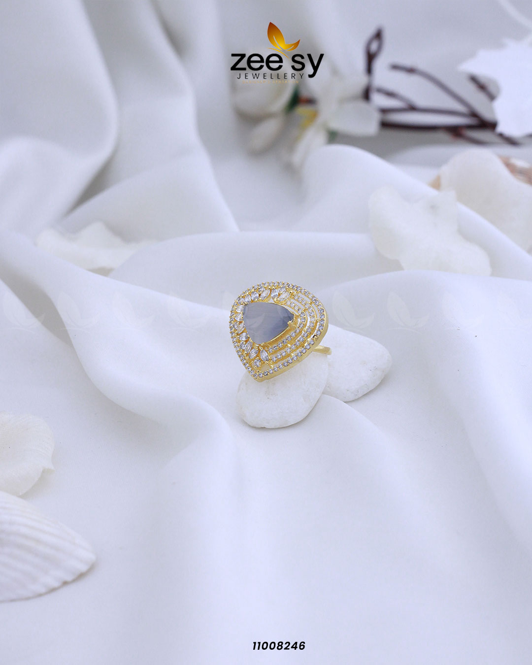 Ring-8279 -  Zeesy Rings - Original Designer Dress - House of Maryam