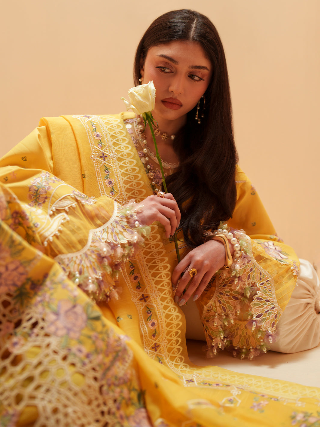 Bin Ilyas | Mashriq Luxury Lawn 26 | D-111-A, image 5