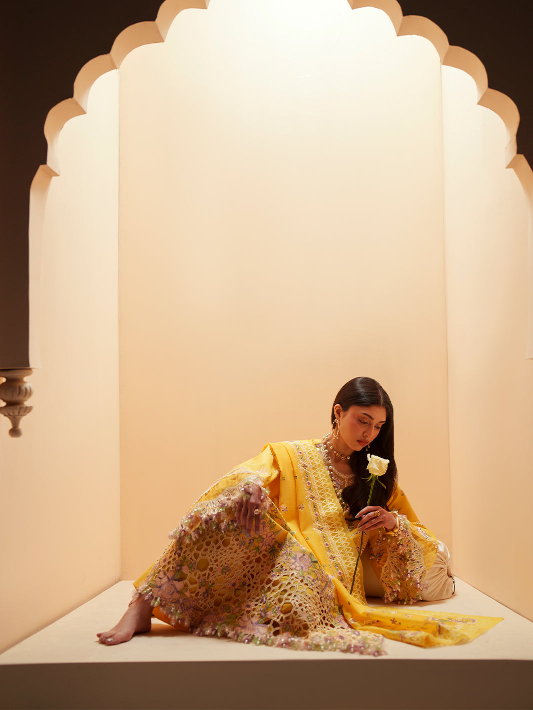 Bin Ilyas | Mashriq Luxury Lawn 26 | D-111-A, image 7