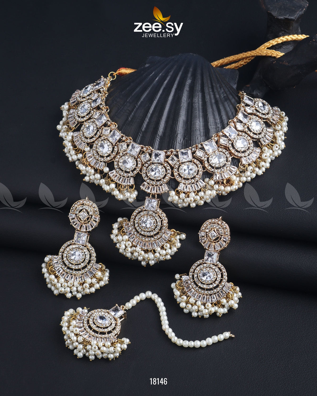 Anaya Necklace Set -  Zeesy Necklace Sets - Original Designer Dress - House of Maryam
