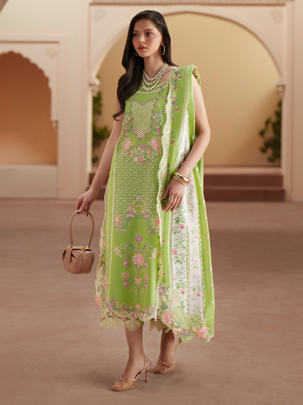 Bin Ilyas | Mashriq Luxury Lawn 26 | D-112-A, image 2
