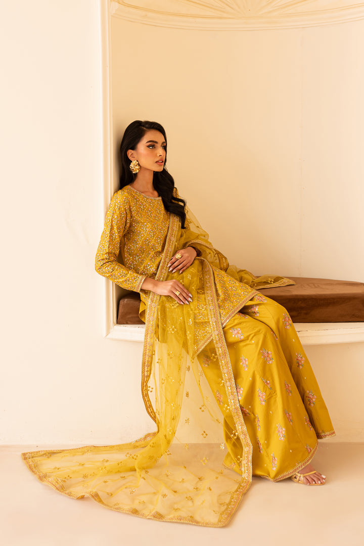 Batik | Zaynur Luxe Pret Edit | Sand Bloom -  Batik Ladies Clothes - Original Designer Dress - House of Maryam
