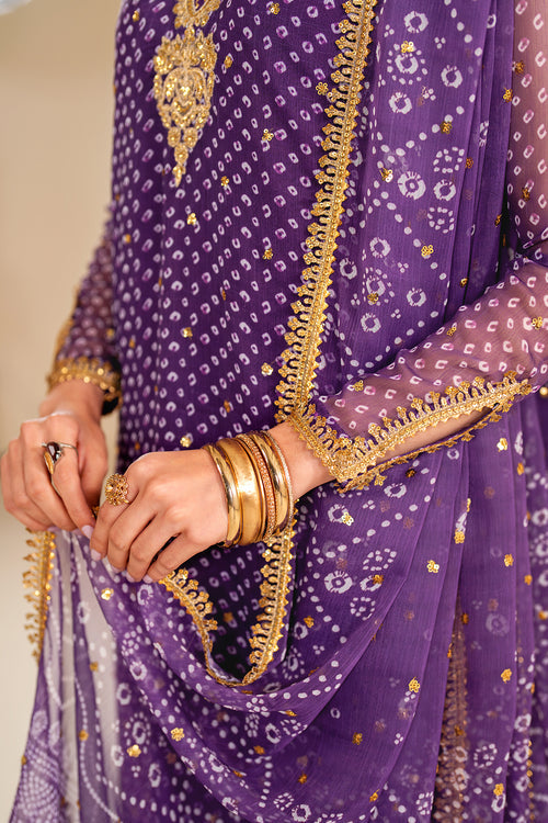 Baroque | Luxury Pret 24 | CHIFFON UF-625 -  Baroque Luxury - Original Designer Dress - House of Maryam