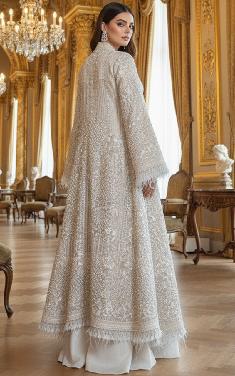 Threads and Motifs | Formal Dresses 25 | Organza Embroidered Jacket-2