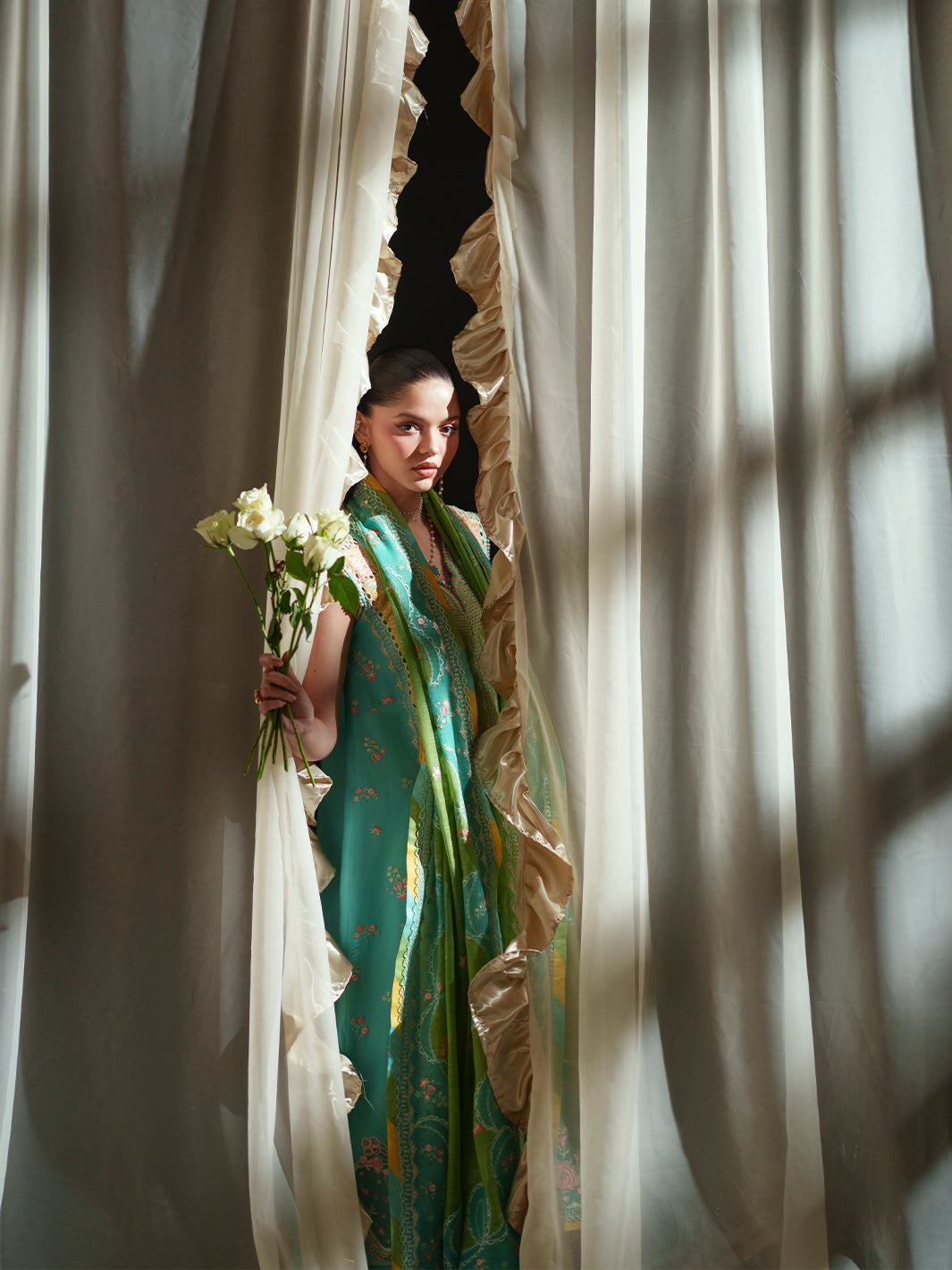 Bin Ilyas | Mashriq Luxury Lawn 26 | D-114-A, image 4