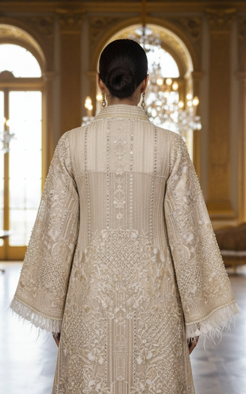 Threads and Motifs | Formal Dresses 25 | Organza Embroidered Jacket-4